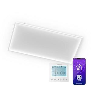 Klarstein Wondersky infračervený panel | 770 W | 4 - 8 m² | Minimalistický dizajn | 120 cm x 60 cm vyobraziť