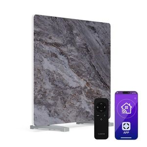 Klarstein MarmoHeat infračervený panel | 420 W | 6 - 12 m² | mramorový dizajn | 70 cm x 63 cm vyobraziť