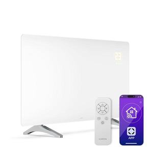 Klarstein Wonderglass infračervený panel | 720 W | 8 - 15 m² | Moderný sklenený dizajn | 120 cm x 68 cm vyobraziť