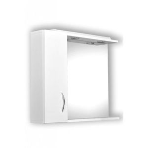 OLSEN SPA - Zrkadlo HELIOS - Nábytok - Helios - Helios 75, zrkadlo s osvetlením + skrinka, ľavé prevedenie OLNHEL75 vyobraziť