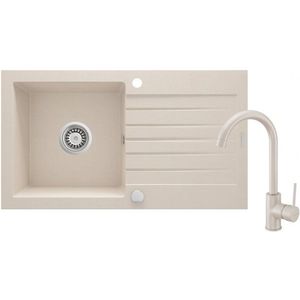 DEANTE DEANTE - Zorba grafit - Granitový drez vrátane batérie, 1 - bowl s odkvapkávačom ZQZV5113 vyobraziť