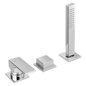 SAPHO - DIMY trojprvková batéria na okraj vane, chróm DIMTECH3 vyobraziť