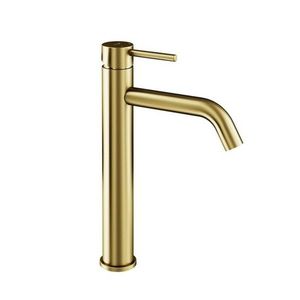 BESCO - Vysoká stojanková umývadlová batéria VEO I zlatá brúsená farba BABUVIBZ vyobraziť