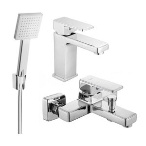 MEXEN/S - Cetus R45 Set umývadlovej a vaňovej batérie s príslušenstvom, chróm 744303R45-00 vyobraziť