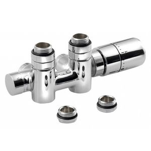 SAPHO - TWIN COMBI termostatická pripojovacia súprava ventil pre stredové pripojenie, pravá, chróm CP5010S vyobraziť