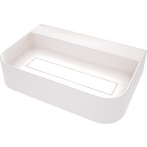 DEANTE - Umývadlo Arnika z alabastru, žula, na pracovnú dosku, s odkladacou plochou pre batériu - s krycou doskou CQA_AU6S vyobraziť