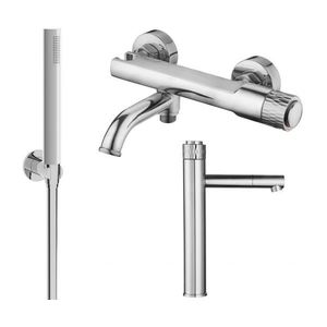 MEXEN/S - Diamond R70 Set umývadlovej a vaňovej batérie s príslušenstvom, chróm 71513R70-00 vyobraziť