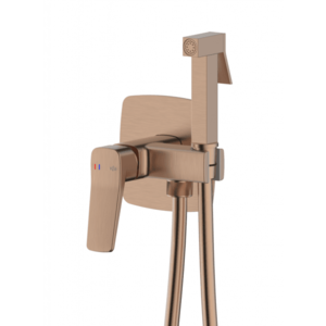 KFA - Batéria Malaga, bidetová, podomietková, nástenná, PVD brúsené ružové zlato 4529-512-34 vyobraziť