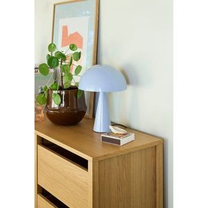 Modrá stolová lampa (výška 34 cm) Mush – Hübsch vyobraziť