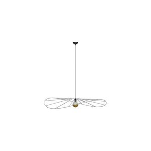 Čierne závesné svietidlo ø 110 cm Elliot – Sollux vyobraziť