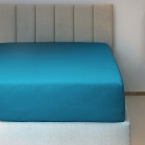 Polášek Jersey plachta s elastanom - Tyrkysová | 140 x 200 cm vyobraziť