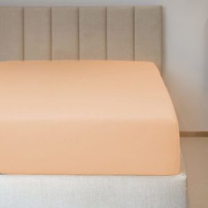 Polášek Jersey plachta s elastanom - Marhuľová | 140 x 200 cm vyobraziť