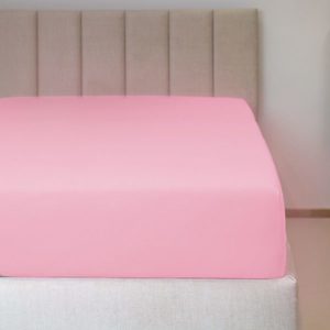Polášek Jersey plachta s elastanom - Svetloružová | 140 x 200 cm vyobraziť