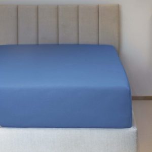 Polášek Jersey plachta s elastanom - Modrá | 140 x 200 cm vyobraziť