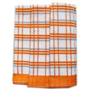 Polášek Károvaná utierka Egypt – 3 ks - č. 5 | Oranžová vyobraziť
