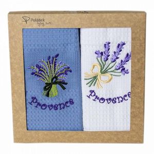 Polášek Vyšívaná vaflová utierka s motívom - 2 ks - Provence č. 11 vyobraziť