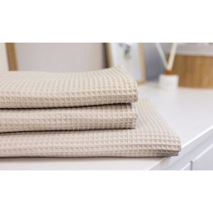 Polášek Vaflová osuška - Krémová | 70 x 140 cm vyobraziť