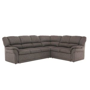 KONDELA Amelia P rohová sedačka s rozkladom a úložným priestorom hnedá vyobraziť