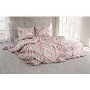 Polášek Krepové obliečky Abstrakcia - Červená | 140 x 200 cm / 70 x 90 cm vyobraziť