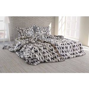 Polášek Krepové obliečky Šípky - Šedá | 140 x 200 cm / 70 x 90 cm vyobraziť