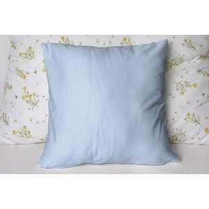 Polášek Jednofarebná obliečka na vankúš Jersey - Modrá | 40 x 40 cm vyobraziť