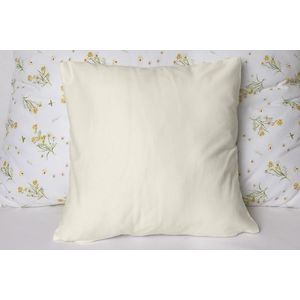 Polášek Jednofarebná obliečka na vankúš Jersey - Smotanová | 40 x 40 cm vyobraziť