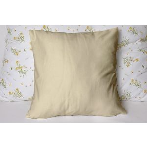 Polášek Jednofarebná obliečka na vankúš Jersey - Svetlo béžová | 40 x 40 cm vyobraziť