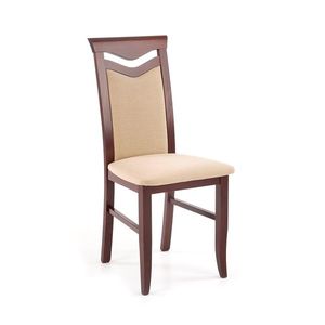 HALMAR Citrone BIS jedálenská stolička orech tmavý / béžová vyobraziť