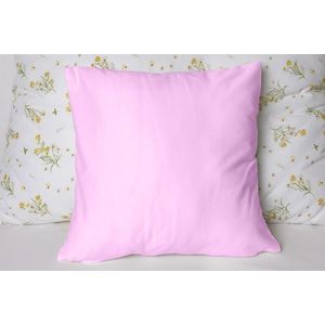 Polášek Jednofarebná obliečka na vankúš Jersey - Svetloružová | 40 x 40 cm vyobraziť