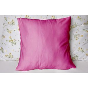 Polášek Jednofarebná obliečka na vankúš Jersey - Tmavoružová | 40 x 40 cm vyobraziť