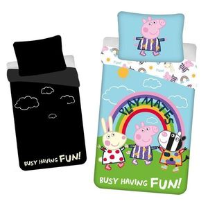 Jerry Fabrics Svietiace obliečky Prasiatko Peppa Pig - 140 x 200 cm / 70 x 90 cm vyobraziť