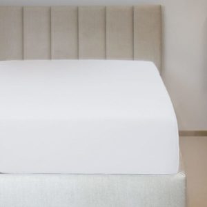 Polášek Jersey plachta s elastanom - Biela | 140 x 200 cm vyobraziť