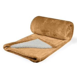 Polášek Mikroflanelová deka s barančekom - Medová | 100 x 150 cm vyobraziť