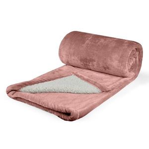 Polášek Mikroflanelová deka s barančekom - Ružová | 100 x 150 cm vyobraziť