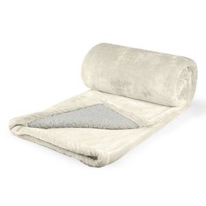 Polášek Mikroflanelová deka s barančekom - Smotanová | 100 x 150 cm vyobraziť