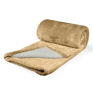 Polášek Mikroflanelová deka s barančekom - Svetlo béžová | 100 x 150 cm vyobraziť