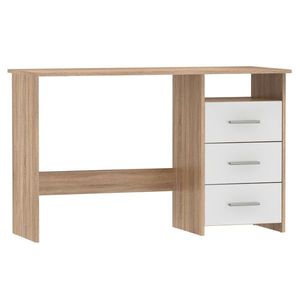 KONDELA Laristote New L/P univerzálny pc stolík dub sonoma / biela vyobraziť