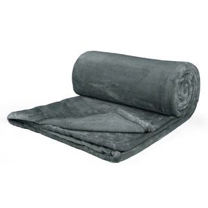 Polášek Deka MIKROFLANEL - Tmavošedá | 150 x 200 cm vyobraziť