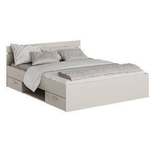 KONDELA Michigan New 160 posteľový rám s úložným priestorom kašmír vyobraziť