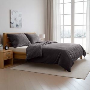 Polášek Mikroplyšové obliečky - Tmavošedá | 140 x 200 cm / 70 x 90 cm vyobraziť