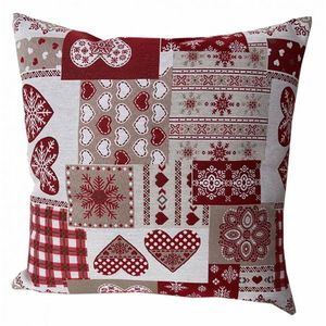 Polášek Obliečka na vankúšik so zimnými motívmi - Cuoricino | 40 x 40 cm vyobraziť