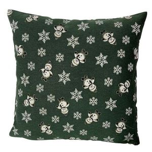 Polášek Obliečka na vankúšik so zimnými motívmi - Snehuliak | 40 x 40 cm vyobraziť