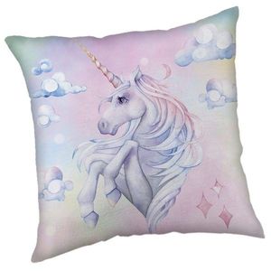 Jerry Fabrics Detský vankúšik s potlačou - Jednorožec Rainbow | 40 x 40 cm vyobraziť