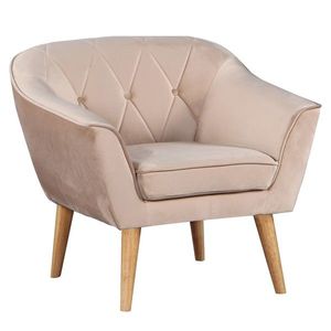 KONDELA Nosel kreslo béžová / prírodná vyobraziť