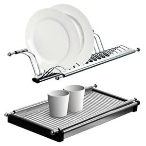 KONDELA Kapio Typ 3 odkvapkávač na riad do hornej skrinky nerezová vyobraziť