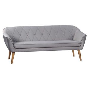 KONDELA Nosel trojsedačka sivá / prírodná vyobraziť