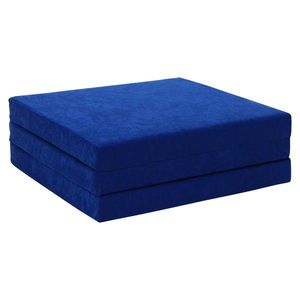 KONDELA Levi 65 skladací matrac modrá vyobraziť