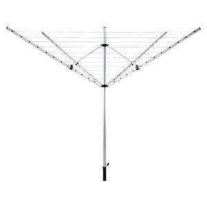 KONDELA Rotary New Typ 1 záhradný sušiak na bielizeň strieborná / čierna vyobraziť