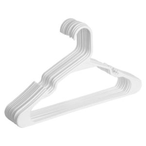 KONDELA Igis vešiaky (10 ks) biela vyobraziť