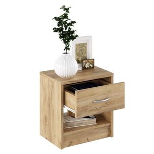 KONDELA Nea 2 New nočný stolík dub artisan vyobraziť